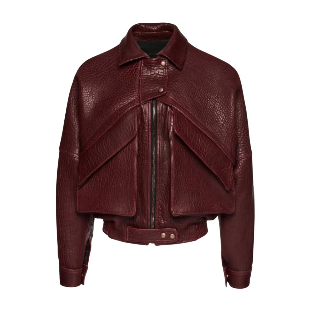 Blouson femme coupe courte style aviateur