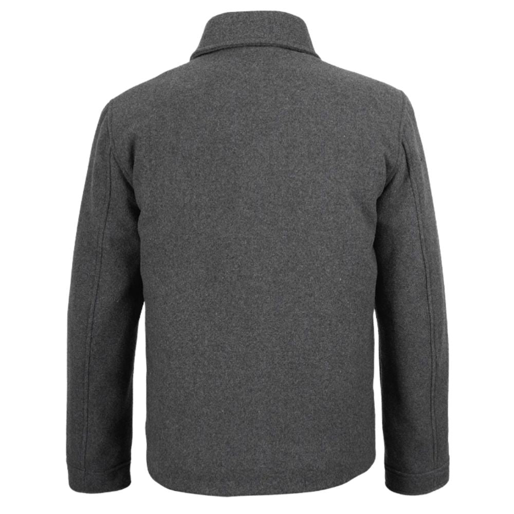 Blouson homme en laine grise mode urbaine