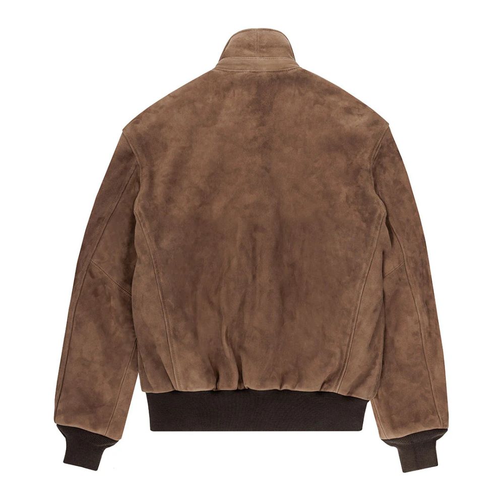 Blouson aviateur style aviation Patrouille de France en suédé