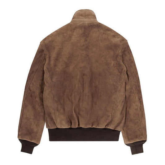 Blouson aviateur style aviation Patrouille de France en suédé